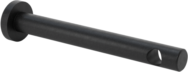 Siyah Oksitli 18-8 Paslanmaz Çelik Çatal Pimler, 1/8" Çap, 15/16" Kullanılabilir Uzunluk