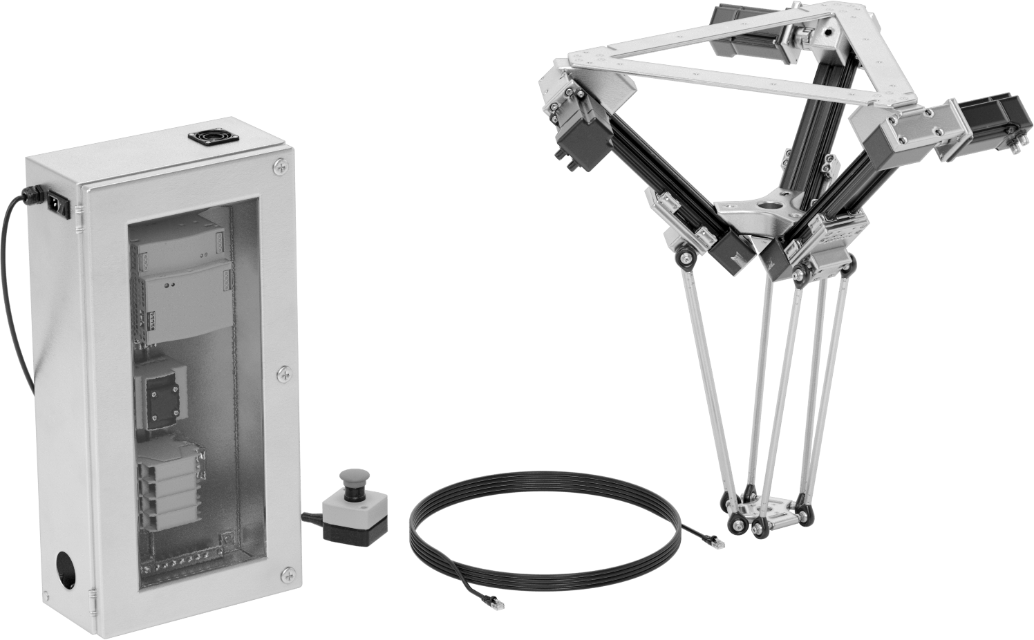 Delta Robot, Irc Kabin Kontrolörlü Igus 3 Eksenli, 660 mm Uzanma Mesafesi
