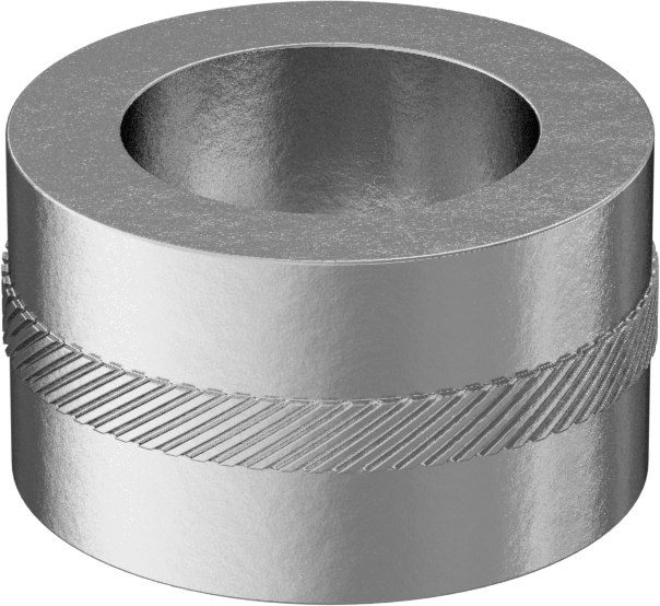 Plastik için Pirinç Dişsiz Ek Parçalar, 1/4" Vida Boyutu için, 1/4" Uzunluk