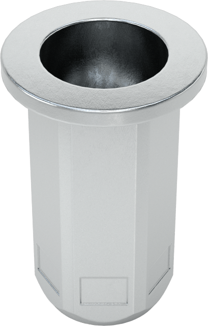 Vida Kilitli Ağır Hizmet Tipi Bükülmeye Dayanıklı Perçin Somunları, M8 x 1,25 mm Diş Boyutu, 4 mm ila 7 mm Malzeme Kalınlığı için