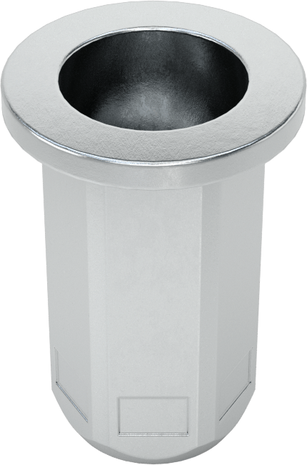 Vida Kilitli Ağır Hizmet Tipi Bükülmeye Dayanıklı Perçin Somunları, M10 x 1,5 mm Diş, 4,5 mm ila 7,5 mm Malzeme Kalınlığı için