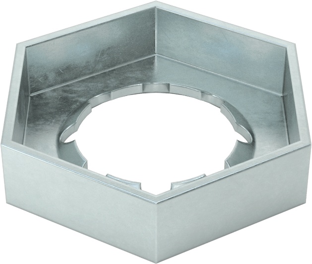 Altıgen Hızlı Somun, Çinko Kaplı Çelik, 3/8"-16 Diş Boyutu için