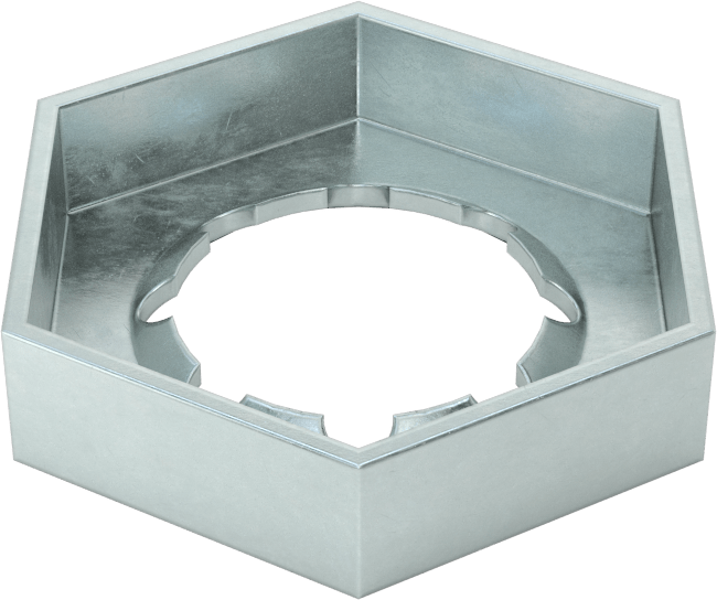 Altıgen Hızlı Somun, Çinko Kaplı Çelik, 1/2"-13 Diş Boyutu için