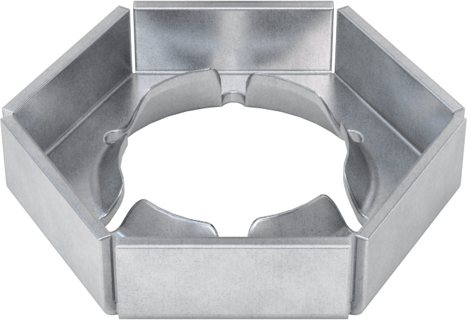 Altıgen Hızlı Somun, Galvanizli, 5/8"-11 Diş Boyutu için