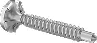 Metal Çerçeveler için Çizilmeye Dayanıklı Delme Alçıpan Vidaları
