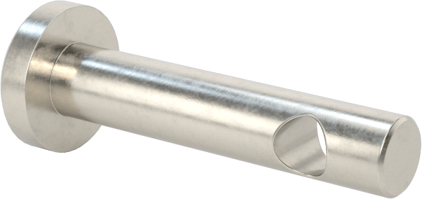 Yüksek Korozyon Dirençli 316 Paslanmaz Çelik Çatal Pimler, 1/8" Çap, 7/16" Kullanılabilir Uzunluk