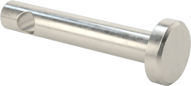 Yüksek Korozyon Dirençli 316 Paslanmaz Çelik Çatal Pimler, 3/64" Çatal Pim Çapı için, 1/8" Çap, 9/16" Kullanılabilir Uzunluk