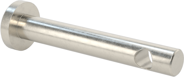 Yüksek Korozyon Dirençli 316 Paslanmaz Çelik Çatal Pimler, 1/8" Çap, 11/16" Kullanılabilir Uzunluk