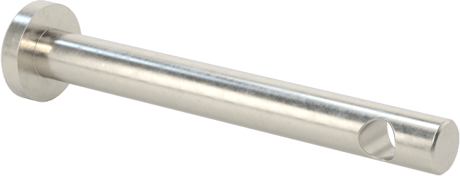 Yüksek Korozyon Dirençli 316 Paslanmaz Çelik Çatal Pimler, 1/8" Çap, 15/16" Kullanılabilir Uzunluk