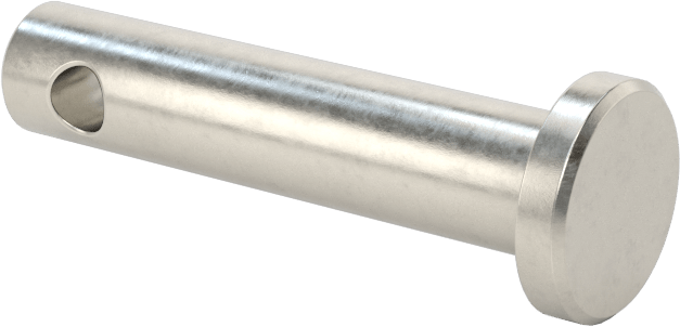Yüksek Korozyon Dirençli 316 Paslanmaz Çelik Çatal Pimler, 1/16" Çatal Pim Çapı için, 3/16" Çap, 11/16" Kullanılabilir Uzunluk