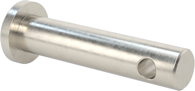 Yüksek Korozyon Dirençli 316 Paslanmaz Çelik Çatal Pimler, 1/16" Çatal Pim Çapı için, 3/16" Çap, 11/16" Kullanılabilir Uzunluk