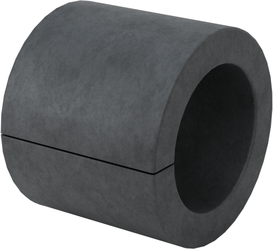 Yivli Dişsiz Ara Parçalar, Galvanizli Düşük Karbonlu Çelik, 3/8" OD, 0.254" ID, 5/16" Uzunluk