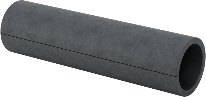 Yivli Dişsiz Ara Parçalar, Galvanizli Düşük Karbonlu Çelik, 13/32" OD, 0.322" ID, 1-1/2" Uzunluk