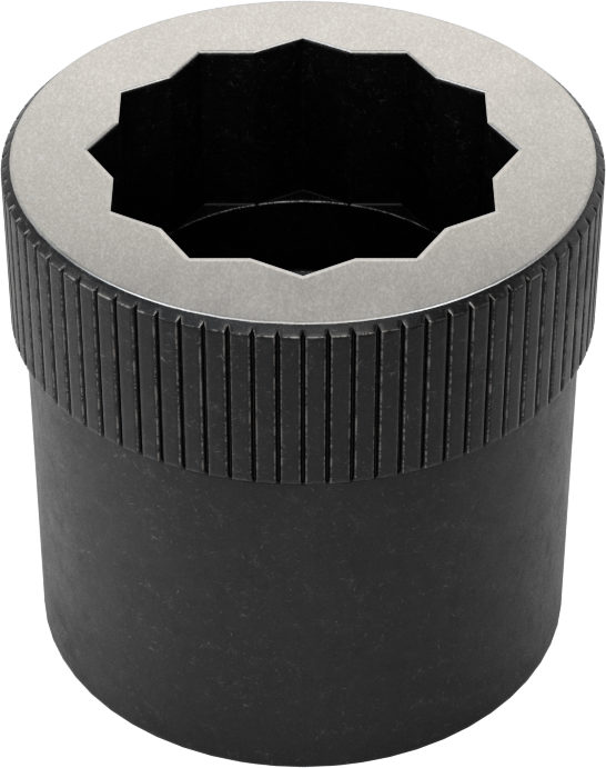 Alaşımlı Çelik Soket Somunu, 3/4"-10 Diş Boyutu