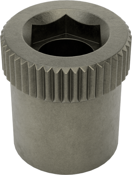 Alaşımlı Çelik Soket Somunu, M2 x 0,4 mm Diş