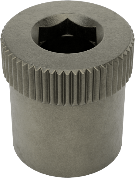 Alaşımlı Çelik Soket Somunu, M2,5 x 0,45 mm Diş