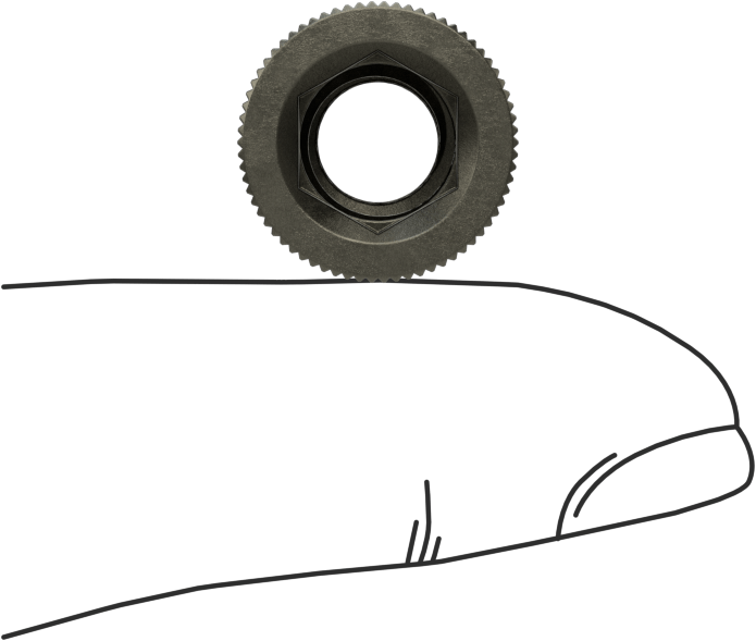 Alaşımlı Çelik Soket Somunu, M8 x 1,25 mm Diş