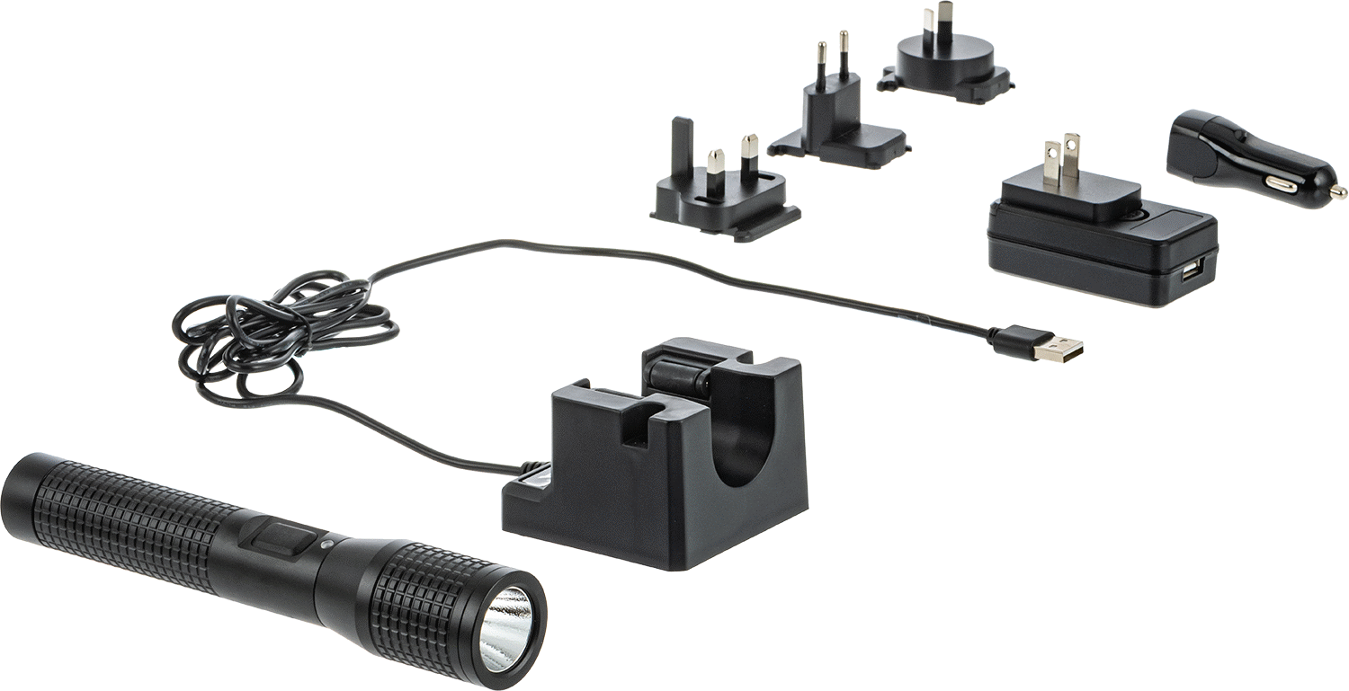 El Feneri, Sabit Odaklı, Şarj Edilebilir, LED, 7-1/2" Toplam Uzunluk