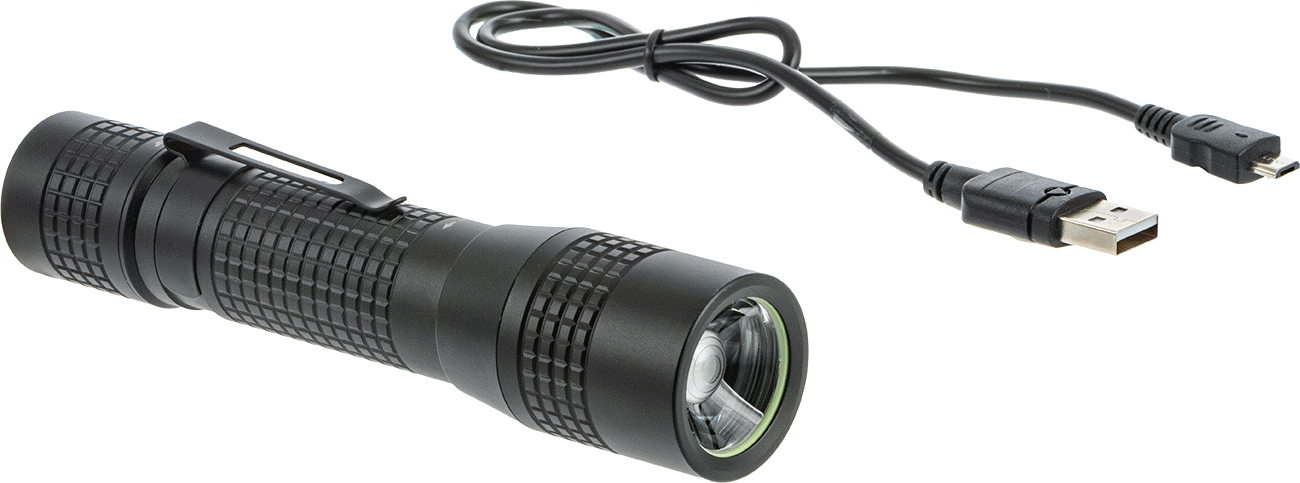 El Feneri, Döndürerek Odaklamalı, Şarj Edilebilir, LED, 5-3/4" Toplam Uzunluk
