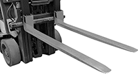 Ticari Kullanım Onaylı Yerleşik Tartılı Forklift Çatalları