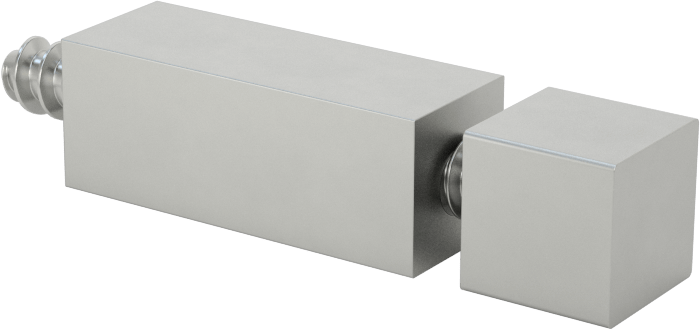 İki Parçalı Mesafe Paneli Asma Braketi, 1/8" maksimum panel kalınlığı için, 1“ ve 3/8” Uzun Kenarlar, 3/8" Yükseklik