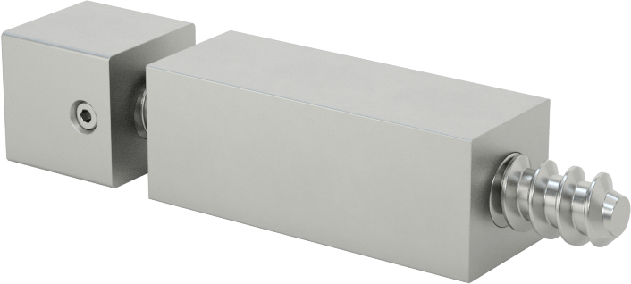 İki Parçalı Mesafe Paneli Asma Braketi, 1/8" maksimum panel kalınlığı için, 1“ ve 3/8” Uzun Kenarlar, 3/8" Yükseklik