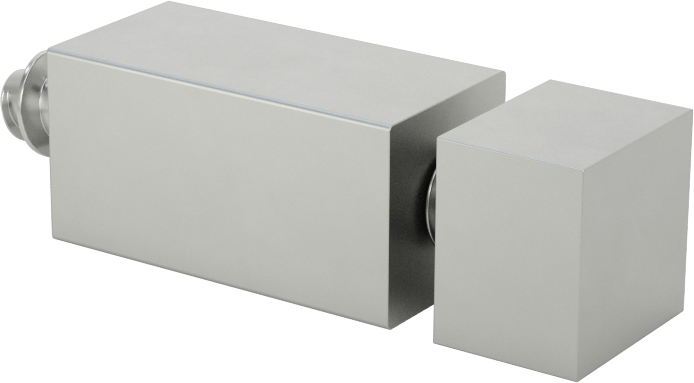 İki Parçalı Mesafe Paneli Asma Braketi, 1/8" maksimum panel kalınlığı için, 1“ ve 3/8” Uzun Kenarlar, 1/2" Yükseklik