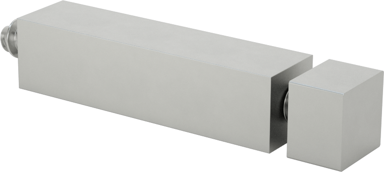 İki Parçalı Mesafe Paneli Asma Braketi, 1/8" maksimum panel kalınlığı için, 2 inç ve 3/8 inç Uzun Kenarlar, 1/2" Yükseklik