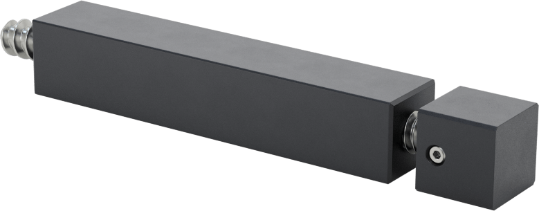İki Parçalı Mesafe Paneli Asma Braketi, 1/8" maksimum panel kalınlığı için, Siyah, 2 inç ve 3/8 inç Uzun Kenarlar, 3/8" Yükseklik
