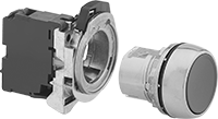 22 mm Panele Monte Modüler Yapılandırılabilir Metal Şalterler