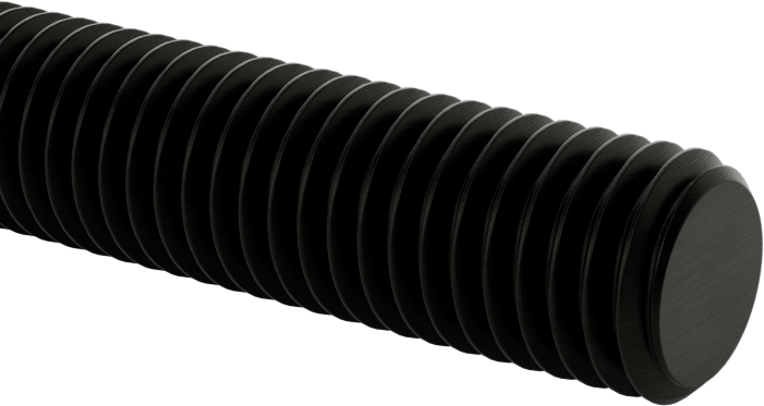 Ultra Yüksek Sıcaklık Karbon Fiber Dişli Çubuk, 3/8"-16 Diş, 3 Fit Uzunluk