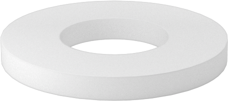 Mil. Spec. Plastik Pul, Naylon, 10 Numaralı Vida Boyutu için, MS51859-5