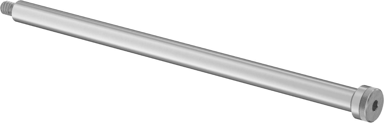 18-8 Paslanmaz Çelik Omuzlu Vida, 7/32" Omuz Çapı, 6-32 Diş