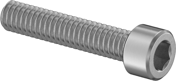 Süper Korozyona Dayanıklı 316 Paslanmaz Çelik Soket Başlı Vida, 1-72 Diş Boyutu, 3/8" Uzunluk