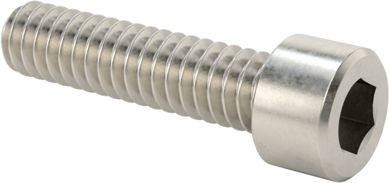 18-8 Paslanmaz Çelik Soket Başlı Vida, 0-80 Diş Boyutu, 1/4" Uzunluk