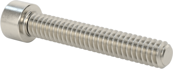 18-8 Paslanmaz Çelik Soket Başlı Vida, 0-80 Diş Boyutu, 3/8" Uzunluk