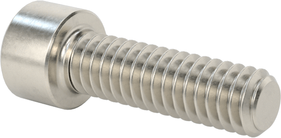 18-8 Paslanmaz Çelik Soket Başlı Vida, 1-72 Diş Boyutu, 1/4" Uzunluk