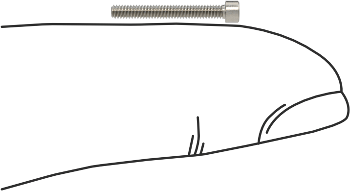 18-8 Paslanmaz Çelik Soket Başlı Vida, 0-80 Diş Boyutu, 1/2" Uzunluk