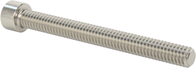 18-8 Paslanmaz Çelik Soket Başlı Vida, 1-72 Diş Boyutu, 3/4" Uzunluk
