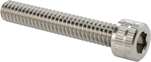 Mil. Spec. 18-8 Paslanmaz Çelik Soket Başlı Vida, 0-80 Diş Boyutu, 3/8" Uzunluk