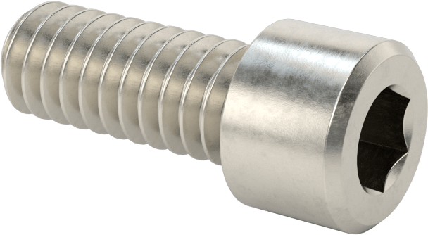 Sol Dişli 18-8 Paslanmaz Çelik Soket Başlı Vida, 1/4"-20 Diş Boyutu, 5/8" Uzunluk