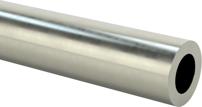 Pürüzsüz Çekirdekli Dikişsiz Çelik Boru, 1/4" OD, 0,049 inç Duvar Kalınlığı