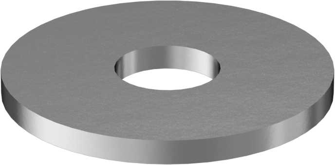 18-8 Paslanmaz Çelik ASME Pul, 7/16" Vida Boyutu için, Geniş ASME Tanımı