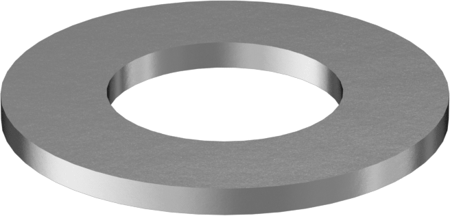 18-8 Paslanmaz Çelik ASME Pul, 9/16" Vida Boyutu için, Dar ASME Tanımı