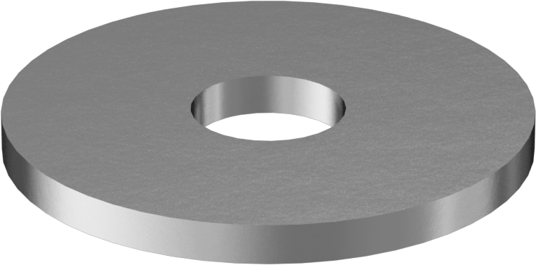 18-8 Paslanmaz Çelik ASME Pul, 5/8" Vida Boyutu için, Geniş ASME Tanımı