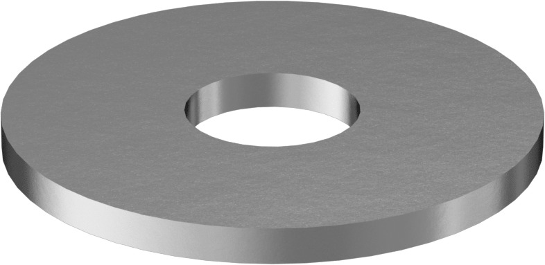 18-8 Paslanmaz Çelik ASME Pul, 3/4" Vida Boyutu için, Geniş ASME Tanımı