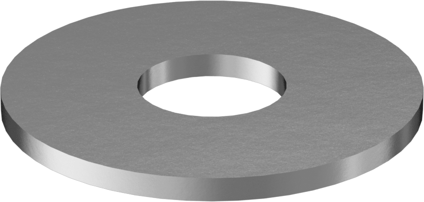 18-8 Paslanmaz Çelik ASME Pul, 1" Vida Boyutu için, Geniş ASME Tanımı