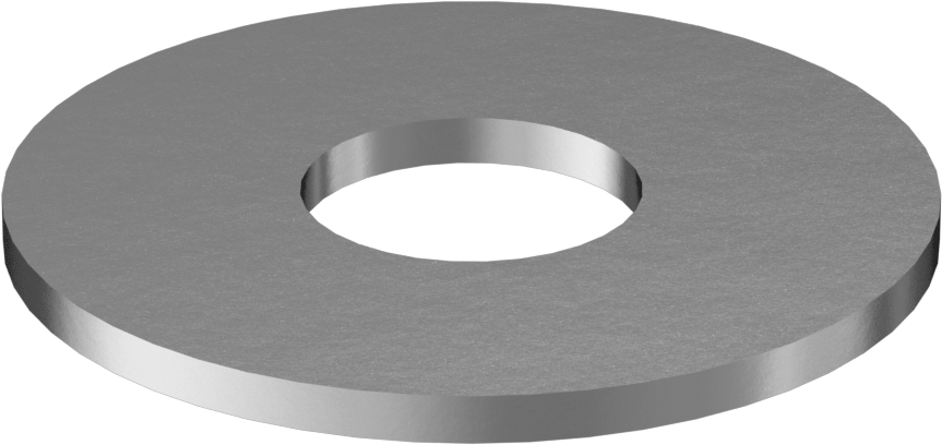 18-8 Paslanmaz Çelik ASME Pul, 1-1/8" Vida Boyutu için, Geniş ASME Tanımı