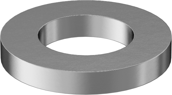 18-8 Paslanmaz Çelik ASME Pul, 1/4" Vida Boyutu için, Dar ASME Tanımı