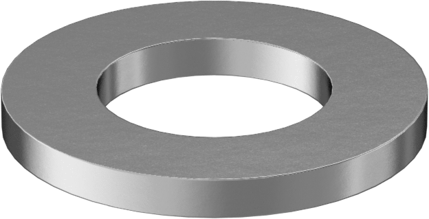 18-8 Paslanmaz Çelik ASME Pul, 3/8" Vida Boyutu için, Dar ASME Tanımı
